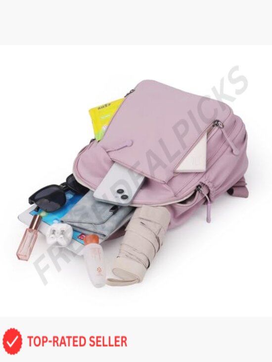 Mini Backpack Lightweight Nylon Travel Daypack Stylish College Bookbag Cute main image 4